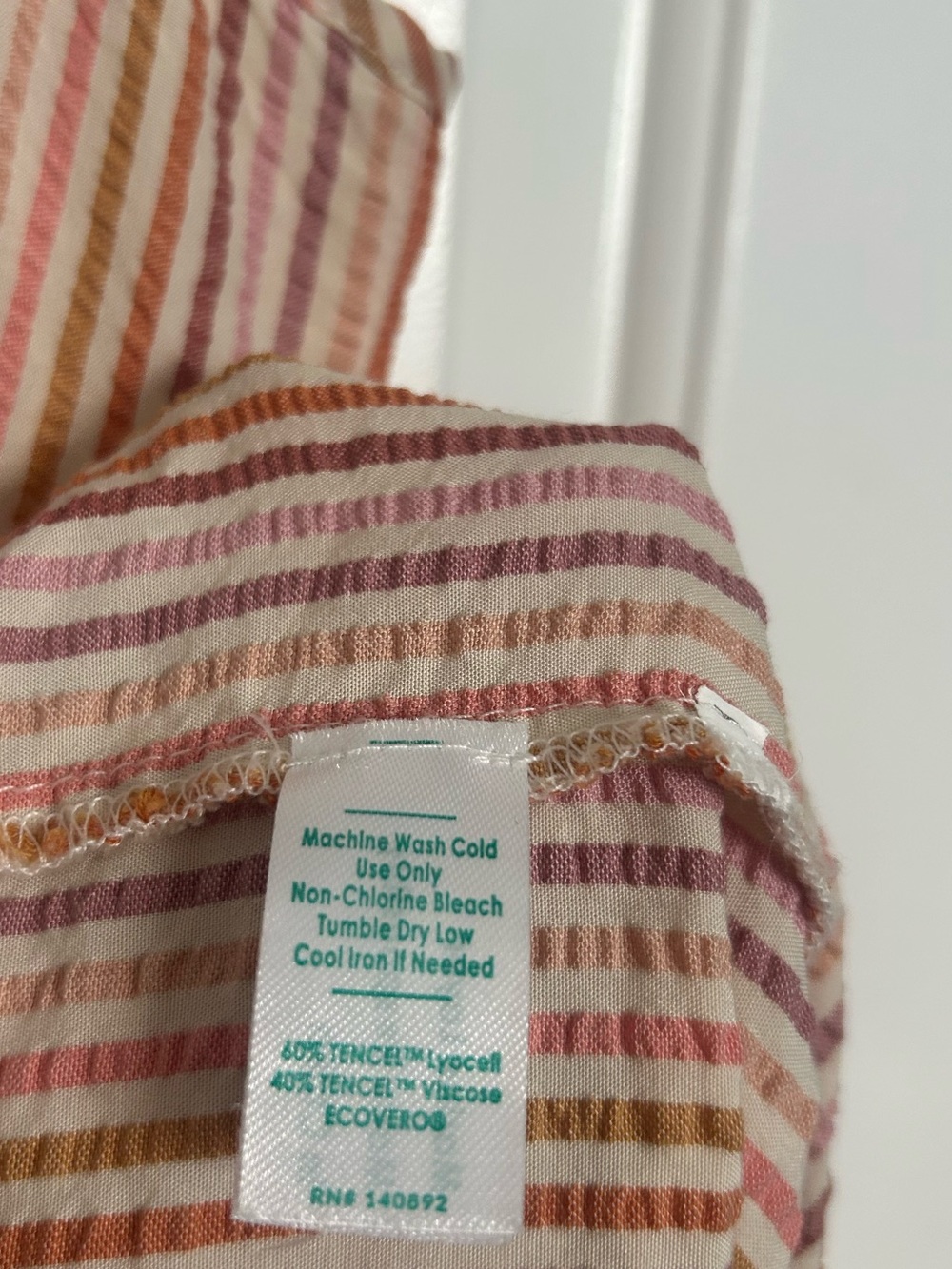 MARINE LAYER Corinne Stripe Sleeveless Maxi Dress Size L Coastal Chic Beach Boho - Picture 6 of 16